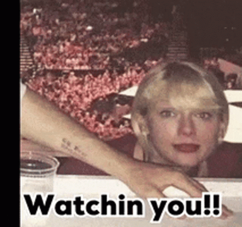 Taylor Swift Taylor GIF - Taylor Swift Taylor Watching You GIFs