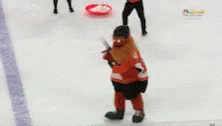 Flyers Mascot GIF - Flyers Mascot Oops GIFs
