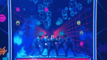 Dance Party GIF - Animation Crew Pac Man GIFs