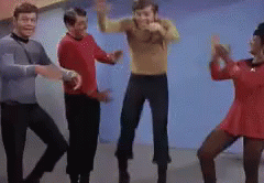 Mr. Chekov Dancing - Star Trek GIF - Star Trek Dance Dancing GIFs