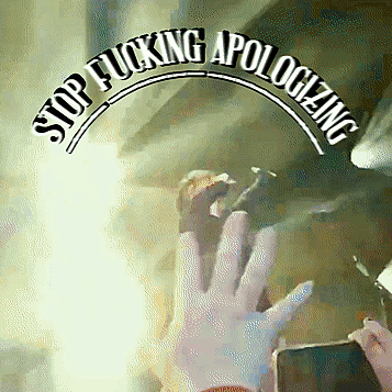 Gerard Way Stop Fucking Apologizing GIF - Gerard Way Stop Fucking Apologizing Stop Fucking Apologising GIFs