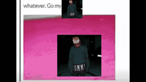 a picture of a man wearing a supreme shirt