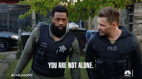 You Are Not Alone Kevin Atwater GIF - You Are Not Alone Kevin Atwater Adam Ruzek GIFs