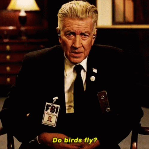 David Lynch Twin Peaks GIF - David Lynch Twin Peaks Do Birds Fly GIFs