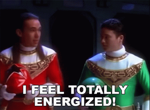 I Feel Totally Energized Power Rangers Zeo GIF - I Feel Totally Energized Power Rangers Zeo Charged Up GIFs