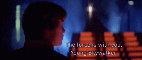 Force Is Strong Young Skywalker GIF - Force Is Strong Young Skywalker GIFs