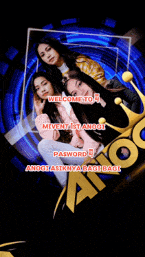 an advertisement for an app called anogi with three girls