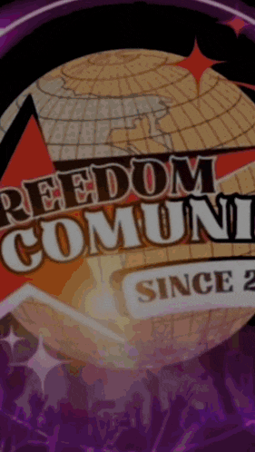 a sign that says reedom communi since 2002