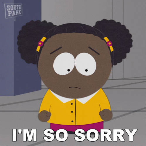 Im So Sorry Nichole Daniels GIF - Im So Sorry Nichole Daniels South Park GIFs