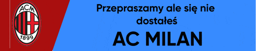 a red and blue banner for ac milan 1899