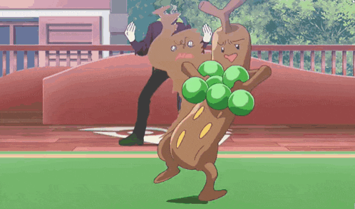 a cartoon character with an angry expression on his face