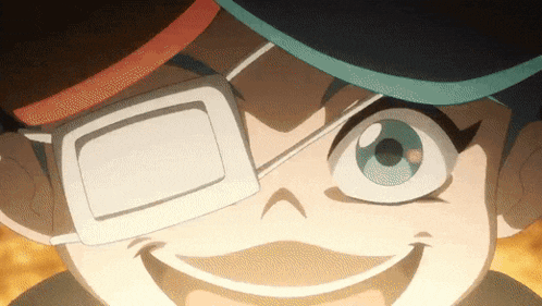 a close up of a person 's face with glasses and a hat