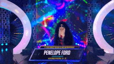 penelope ford is a female wrestler on the aew singles records