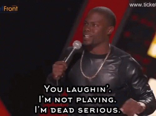 Kevin Hart You Laughin GIF - Kevin Hart You Laughin Im Not Playing GIFs
