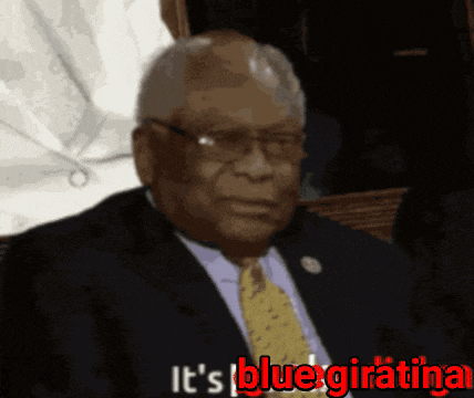 a man in a suit and tie with the words it 's blue giratina