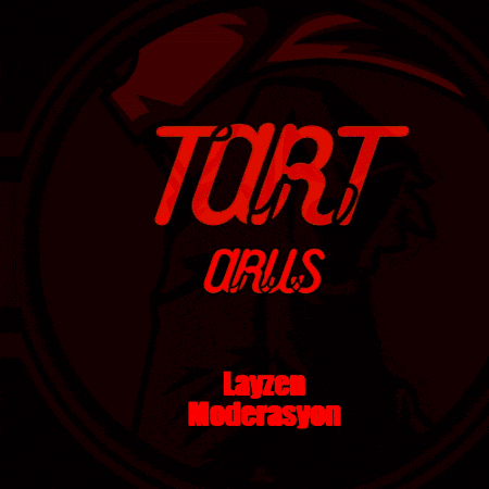 a black and yellow logo for tort orus