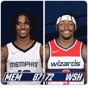 two basketball players from the memphis grizzlies and wizards