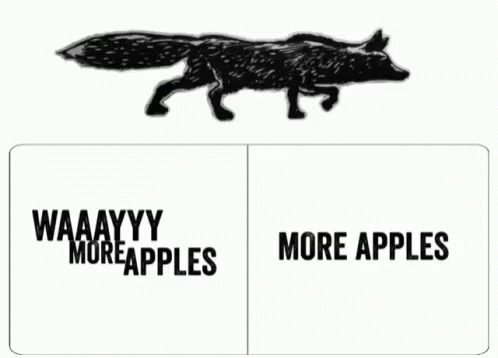 Waaayyy More Apples 100percent GIF - Waaayyy More Apples 100percent More Apples GIFs