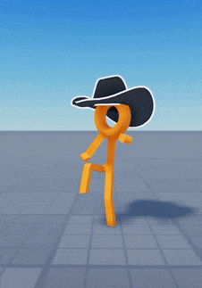 a black cowboy hat is laying on a tiled floor