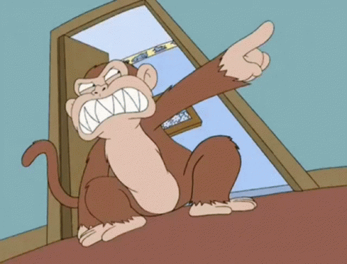 Evil Monkey Angry GIF - Evil Monkey Angry Pointing GIFs