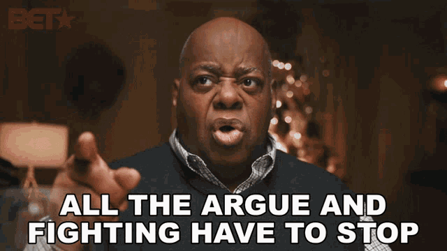 All The Arguing Fighting GIF - All The Arguing Fighting Has To Stop GIFs
