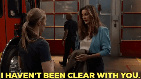 Station 19 Carina Deluca GIF - Station 19 Carina Deluca I Havent Been Clear With You GIFs