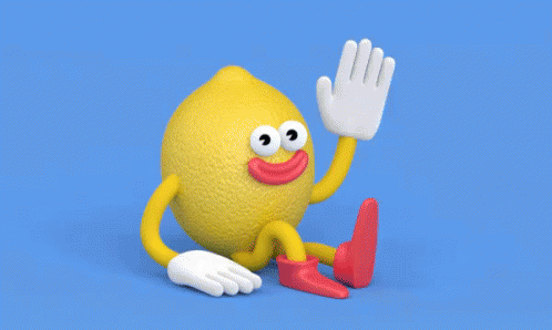 Oh Hello GIF - Lemon Happy Waving GIFs