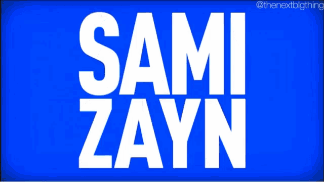 a man with a beard is screaming in front of a blue and white background that says ami cyn
