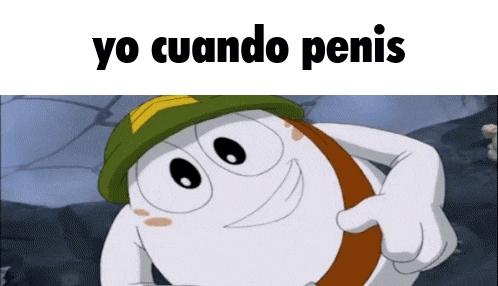 a picture of a cartoon character with the words yo cuando penis above him