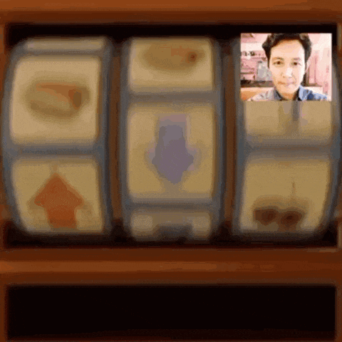 a man is playing a video game on a television screen .