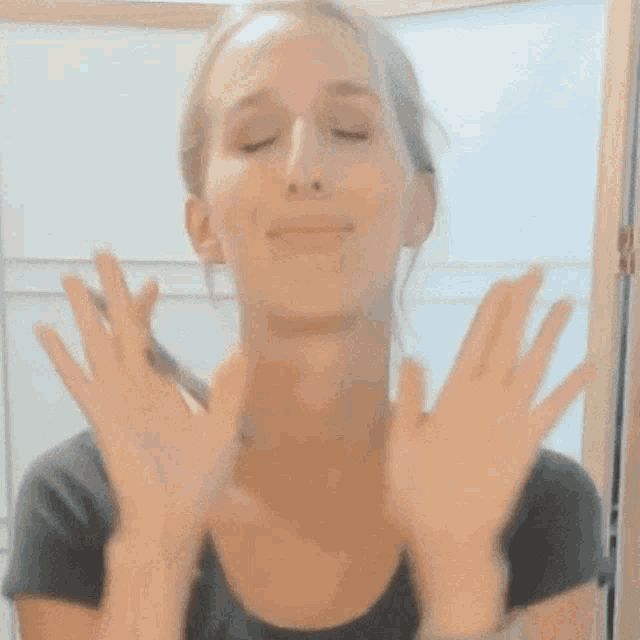 Maggie Robertson Raise The Roof GIF - Maggie Robertson Maggie Raise The Roof GIFs