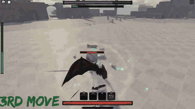 a screenshot of a video game with the words " 3rd move " at the top