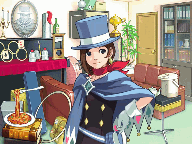 Trucy Wright Ace Attorney GIF