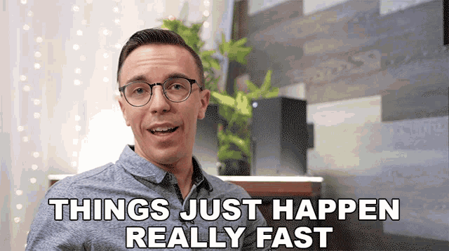 Things Just Happen Really Fast Austin Evans GIF - Things Just Happen Really Fast Austin Evans This Just Fly By GIFs
