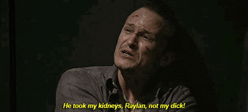 a man with blood on his face says he took my kidneys