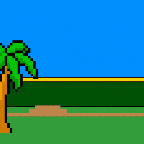 a pixel art of a baseball player wearing a stl shirt