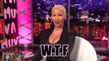Amber Rose GIF - Amber Rose Wtf What GIFs