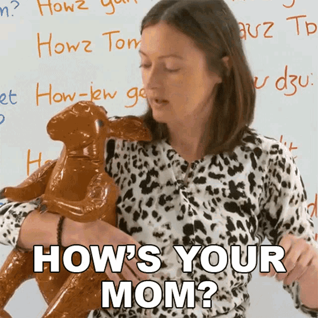 Hows Your Mom Jade Joddle GIF - Hows Your Mom Jade Joddle Engvid GIFs
