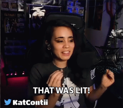 That Was Lit Katherine Contii GIF - That Was Lit Katherine Contii Katcontii GIFs