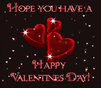 Happy Valentines Day Hearts GIF - Happy Valentines Day Hearts Sparkle GIFs