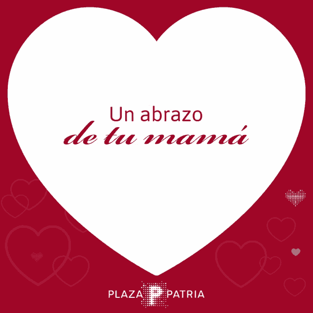 a white heart with the words escuchar tu cancion favorita on a red background