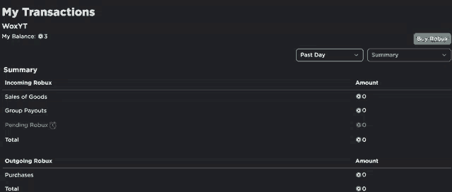 a screenshot of a website that says my transactions on it