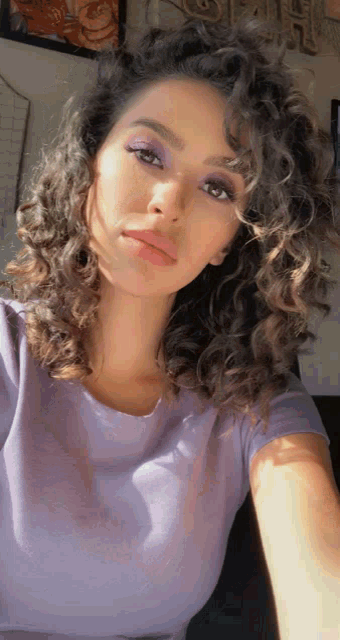 Curly Hair Model GIF - Curly Hair Model GIFs