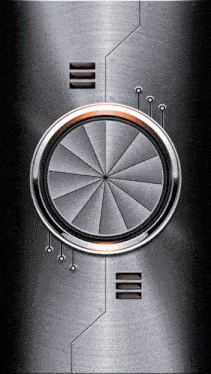 a metal item with a circular design and the numbers ii and iii