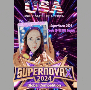 a poster for supernovax 2024 with a picture of a woman on it