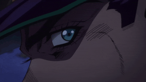 a close up of a person 's eye with blue eyes