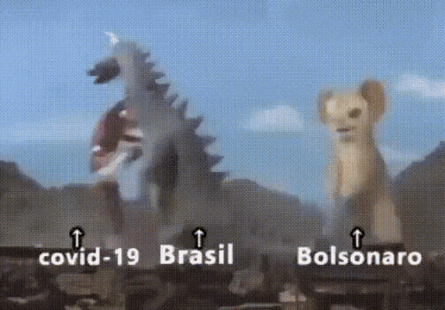Bolsonaro Coronavirus Fight GIF - Bolsonaro Coronavirus Fight Monster GIFs