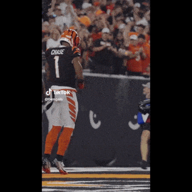 a football player with the name chase on their jersey