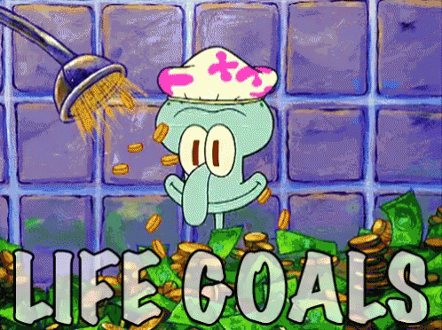 Life Goals GIF - Spongebob Squarepants Squidward Life Goals GIFs