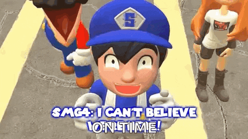 smg4 : i can 't believe one time ! is a video game character from smg4 .